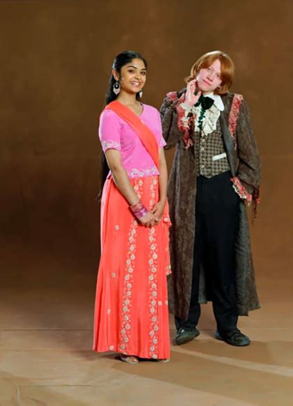 Padma Patil and Ron Weasley Yule Ball portrait — Harry Potter Fan Zone