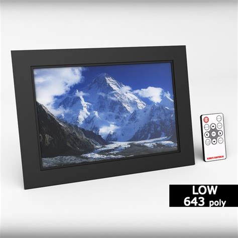 Digital Picture Frame Remote 3d Model