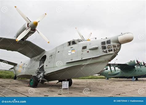 Amphibious plane stock photo. Image of beriev, russian - 24875944