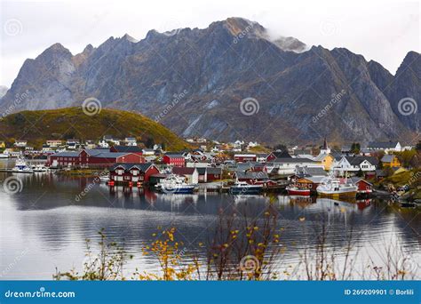 Reine, Lofoten Islands by Fall Stock Image - Image of coast, hiking: 269209901