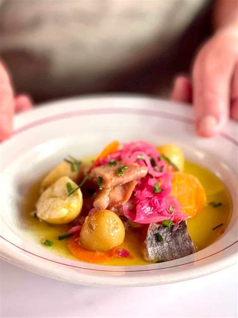 Smoked herring potato salad, a truly old French classic