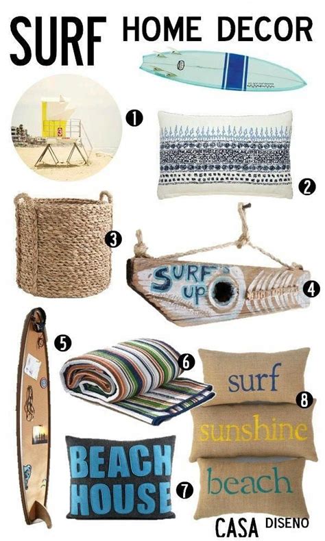 Surf Decor | Surfer's Delight: Surf Home Decor for Summer - Casa Diseno ...