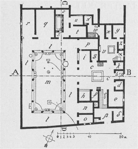 Plan of the House of the Vettii (Mau) | Plan scanned from th… | Flickr