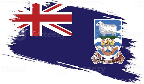 Falkland Islands flag with grunge texture 12026929 PNG