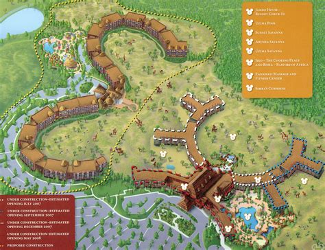 Animal Kingdom Villas Map | Disney Animal Kingdom Lodge, Animal kingdom disney, Animal kingdom lodge