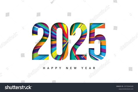 2025 Happy New Year Background Design Stock Vector (Royalty Free ...