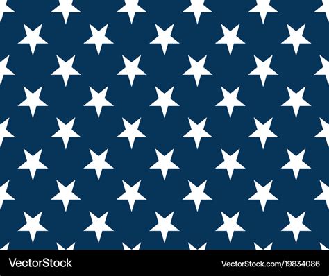 American flag stars - seamless pattern non Vector Image