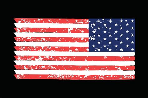 Grunge USA flag.Vintage American flag.Vector. 12615890 Vector Art at Vecteezy