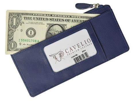 Slim Genuine Leather Credit Card Wallet Unisex / Assorted Colors