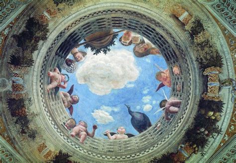 Andrea Mantegna - ceiling of the "Camera degli Sposi/Camera picta " (1465-1474) : r/museum