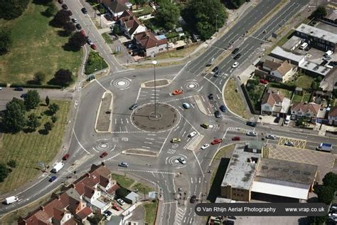 The thing my town is most famous for... The Magic Roundabout in Swindon... 5 roundabouts in 1 ...