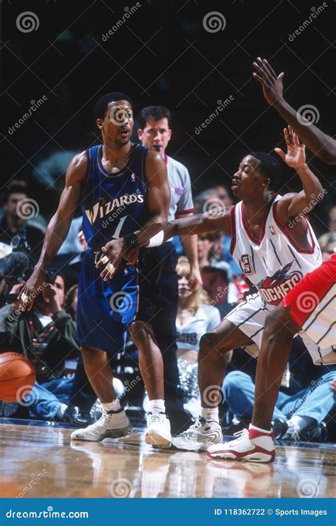 Rod Strickland Washington Wizards Editorial Photography - Image of ...