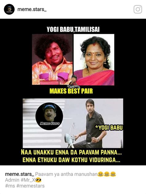 Yogi Babu Memes - A three time ananda vikatan cinema award winner ...