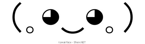 Kawaii Face Facebook emoticon | Text art and emoticons