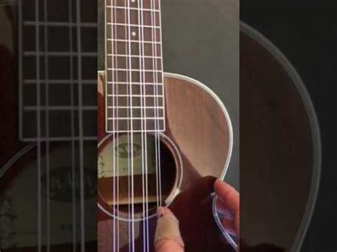 8-string ukulele tuning pitches - YouTube