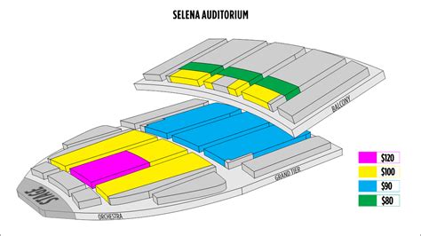 Corpus Christi American Bank Center Selena Auditorium Seating Chart