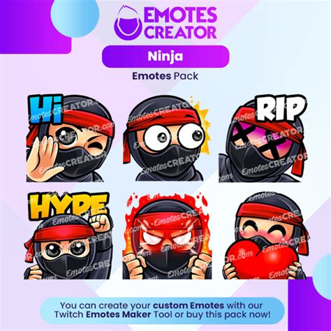 Ninja Emotes&Badges Bundle – Emotes Creator