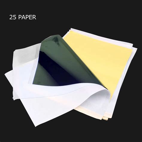 Tattoo Stencil Transfer Carbon Paper Top 25 pcs A 4 Size Tattoo supply ...