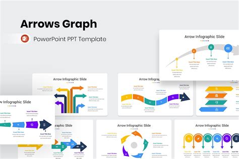 Arrows Graph PowerPoint Template | Nulivo Market