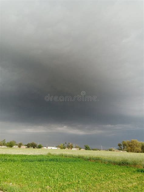 Cloudy Sky with Dark Black Clouds Misrial Talagang Pakistan. Stock ...