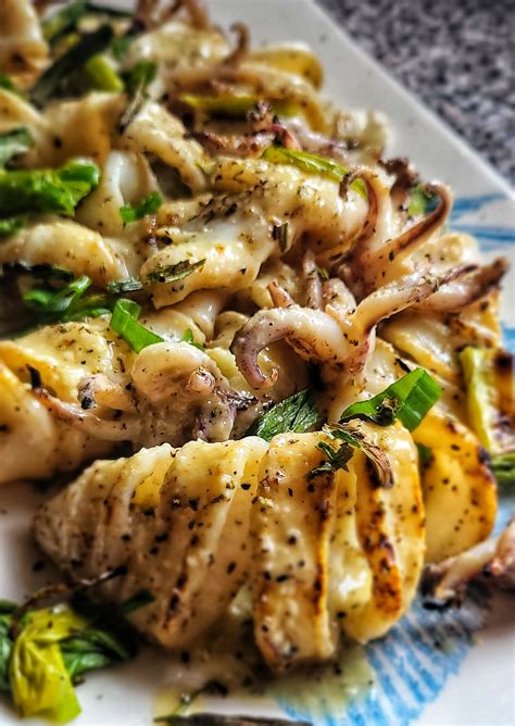 Grilled Calamari | KALOFAGAS | GREEK FOOD & BEYOND