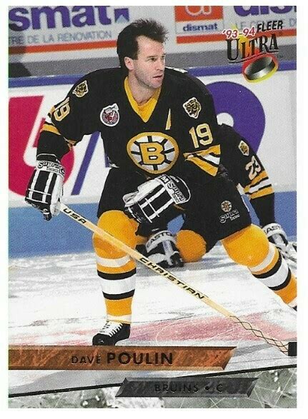 Poulin, Dave / Boston Bruins | Ultra #193 | Hockey Trading Card | 1993-94