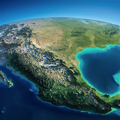 Relieve México satelital | Earth from space, Relief map, Earth pictures