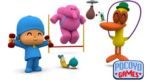 Pocoyo Games - Pocoyo warms up for the Games! - YouTube