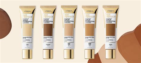 L’Oréal Paris Age Perfect Serum Foundation Swatches - L’Oréal Paris