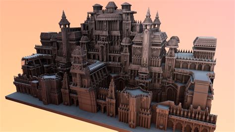 Huge fortress - Download Free 3D model by Martin B (@GogocraftFR) [096b817] - Sketchfab