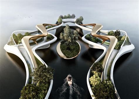 Floating Gardens by Miroslav Naskov / Mi|Futuristic