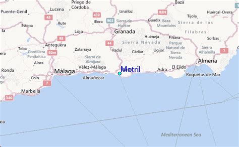 Motril Tide Station Location Guide