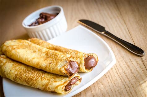 Crepes de Nutella y plátano - Recetín