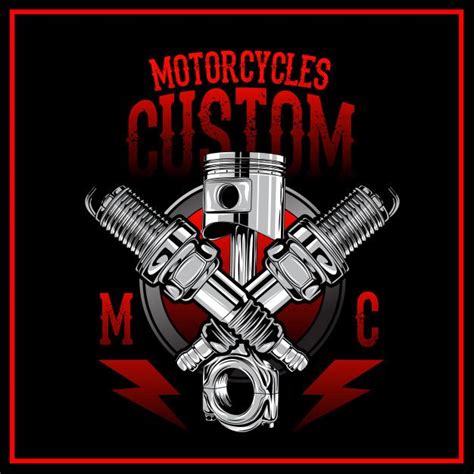 Logotipo personalizado de motocicletas Vector Premium | Logotipos personalizados, Diseño grafico ...