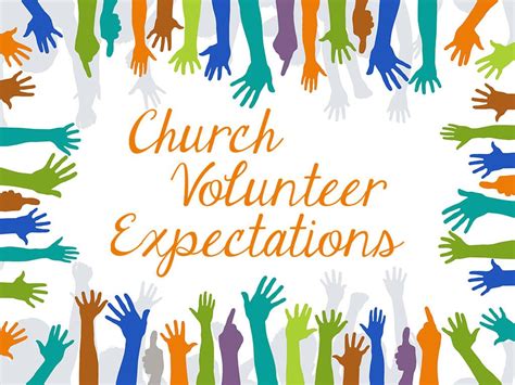 10 Things you Can't Expect from Church Volunteers | Church volunteers, Graphic organisers ...