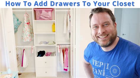 Add Closet Drawers and Organizers To Your Closet On A Budget | Wardrobe Design Woodworking ...