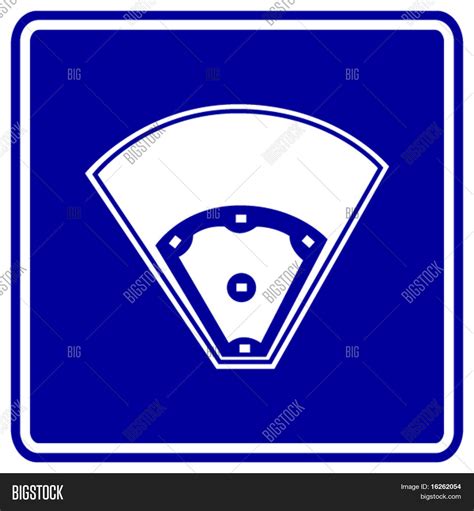 Baseball Field Sign Vector & Photo (Free Trial) | Bigstock