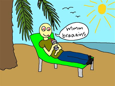 Haley's Comic: Zombie Bob Takes a Vacation