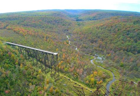 Admire The Pennsylvania Foilage At Kinzua Bridge Skywalk In The Fall