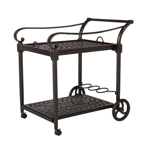 Hampton Bay Edington Serving Trolley-131-012-CART - The Home Depot