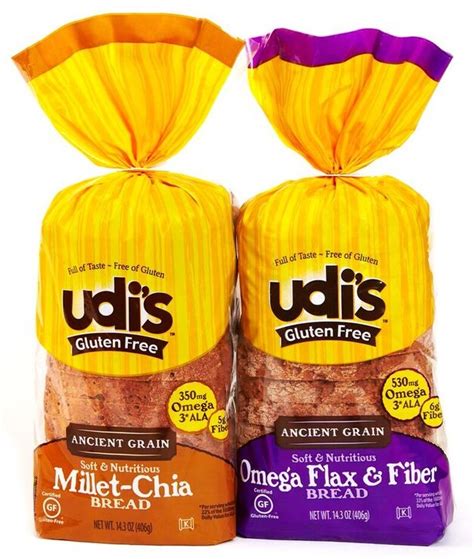 Udi's Gluten Free Bread (Loaves, Ancient Grains, and Buns)