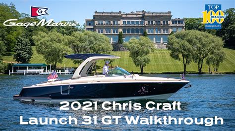 2021 Chris Craft Launch 31 GT Walkthrough - YouTube