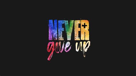 Never Give Up 4k Wallpaper,HD Typography Wallpapers,4k Wallpapers,Images,Backgrounds,Photos and ...