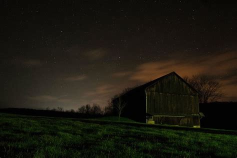 HD wallpaper: dark, hut, lawn, night, sky, stars, barn, rural Scene, farm | Wallpaper Flare