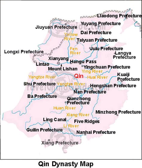 Qin Dynasty Map: Territory Comparison with Present-day China