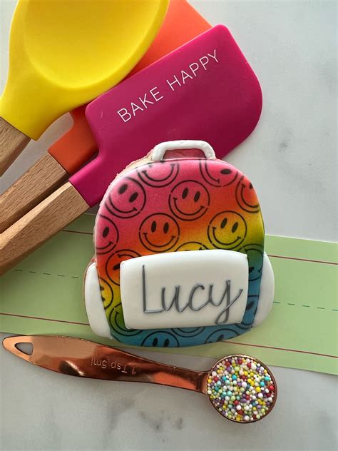 Personalized Happy Face Backpack