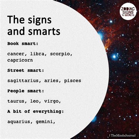 The Signs And Smarts | Horoscope gemini, Zodiac signs horoscope, Zodiac signs gemini