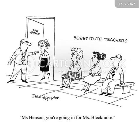 Substitute Teacher Cartoons and Comics - funny pictures from CartoonStock