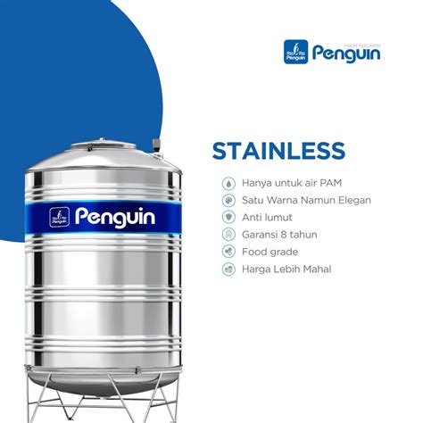 Tandon Air Stainless Steel vs Plastik, Mana Lebih Baik? - Penguin