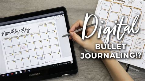 DIGITAL Bullet Journal Setup?! PLAN WITH ME DIGITALLY! - YouTube | Bullet journal app, Planner ...